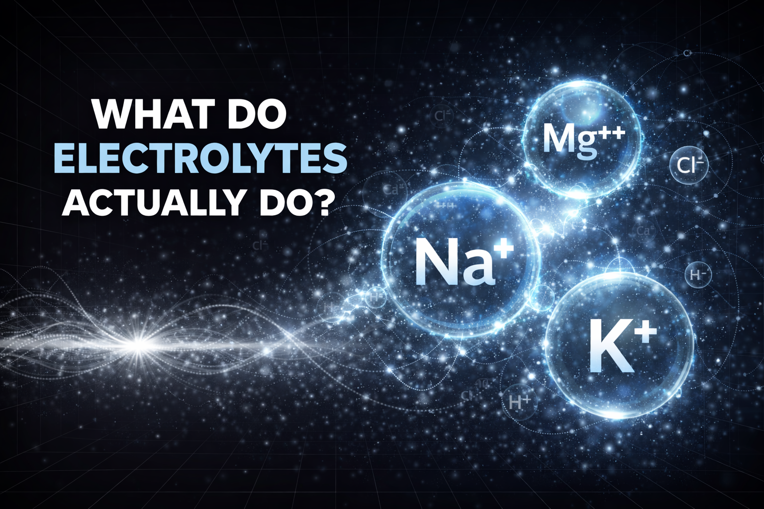 What Do Electrolytes Actually Do?